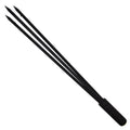 Scuba Choice Spearfishing 12"" Stainless Steel Pole Spear Tip 3 Prong Head Paralyzer (Black), One Size