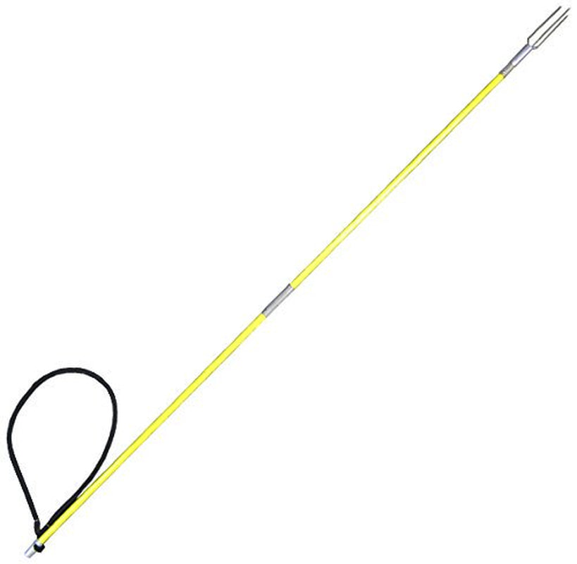 4.5' Travel Two Piece Spearfishing Fiber Glass Pole Spear W/ Lionfish Barb Tip