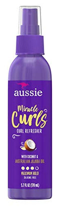 Aussie Miracle Curls Refresher 5.7 Ounce Pump (Maximum Hold) (170ml) (3 Pack)