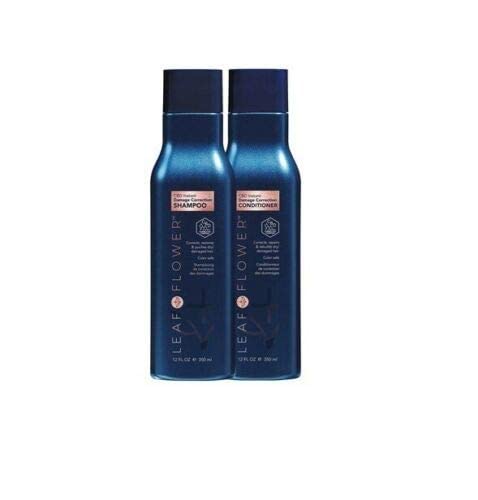 Leaf & Flower Instant Damage Correction Shampoo & Conditioner 12 oz Duo