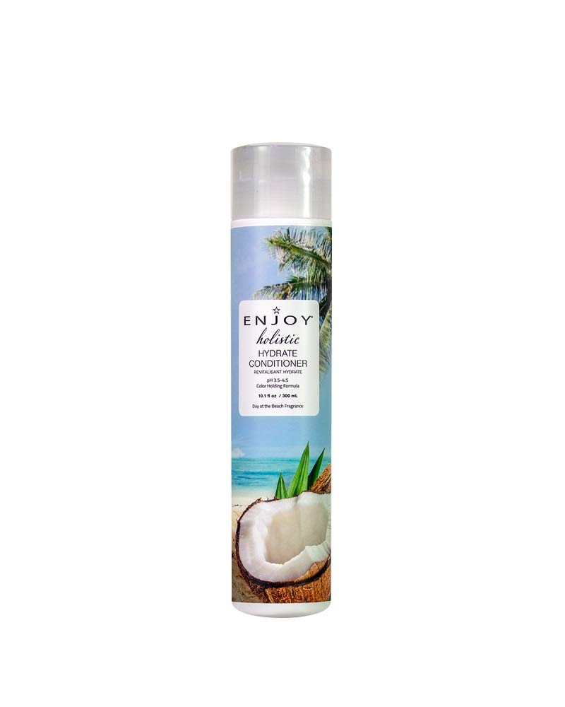 ENJOY Hair Care Holistic Hydrate Conditioner, pH 3.5-4.5, Hair Conditioner For Damaged Hair, Conditioner Curly Hair Products - 10 Fl Oz
