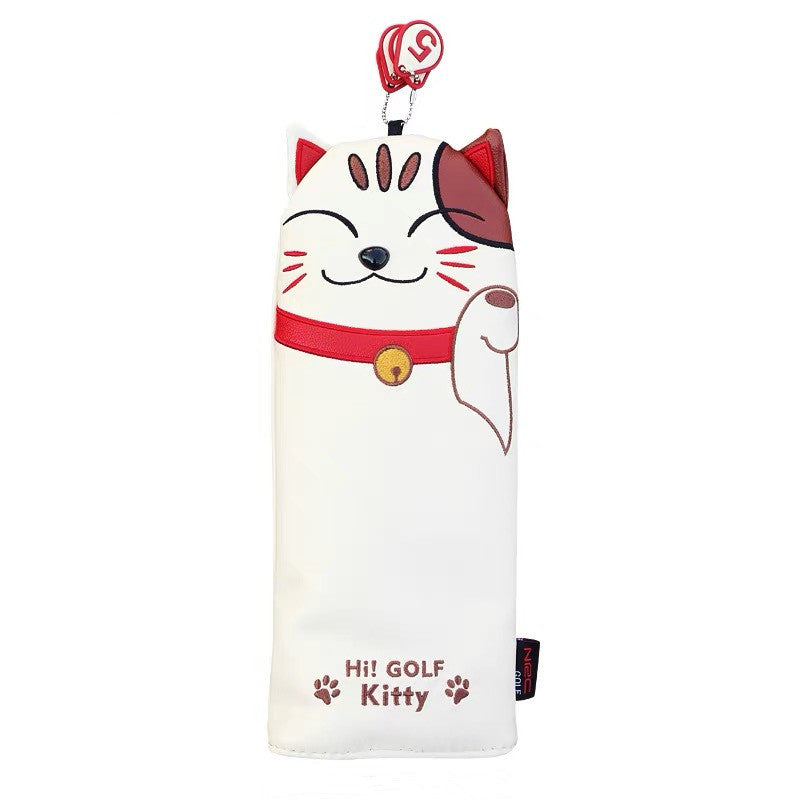 Lucky Cat Golf Wood Club Head Cover - Blue Force Sports