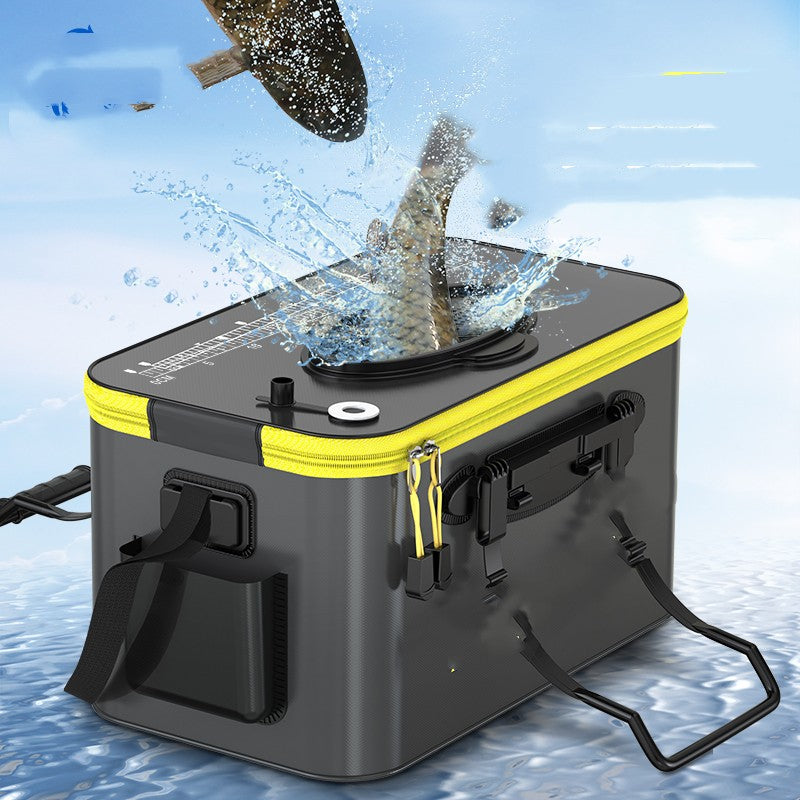 Thickened Fish Protection Bucket Fishing Bucket Fish Box - Blue Force Sports