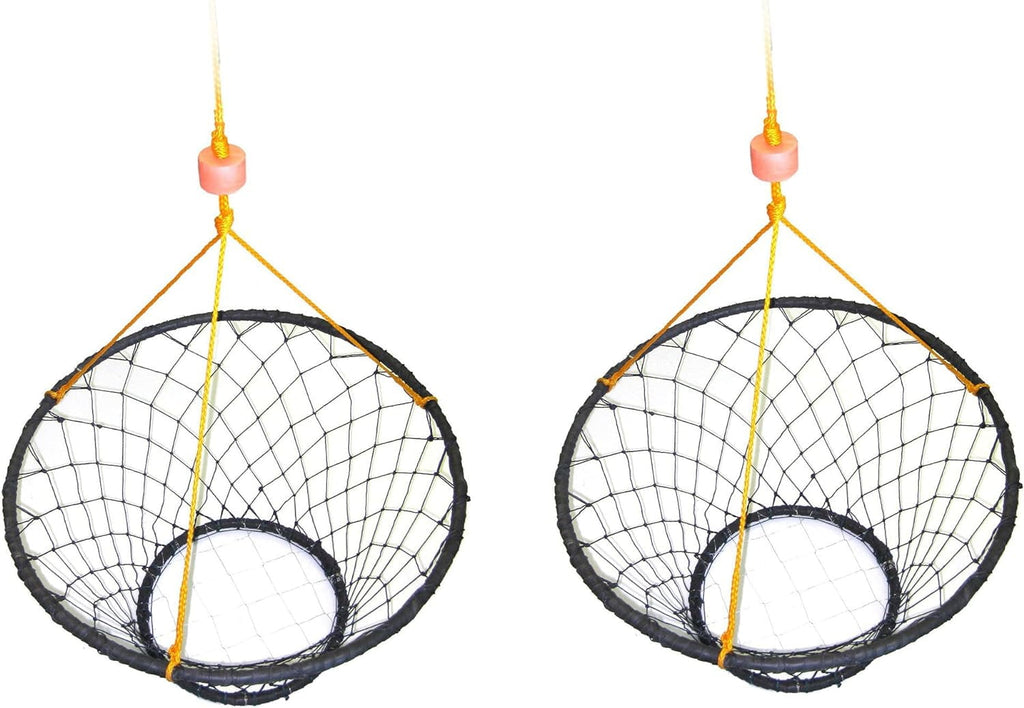 Of KUFA Rubber Wrapped Steel Ring Crab Trap (Size:?30) With 50' Rope Ct88x2