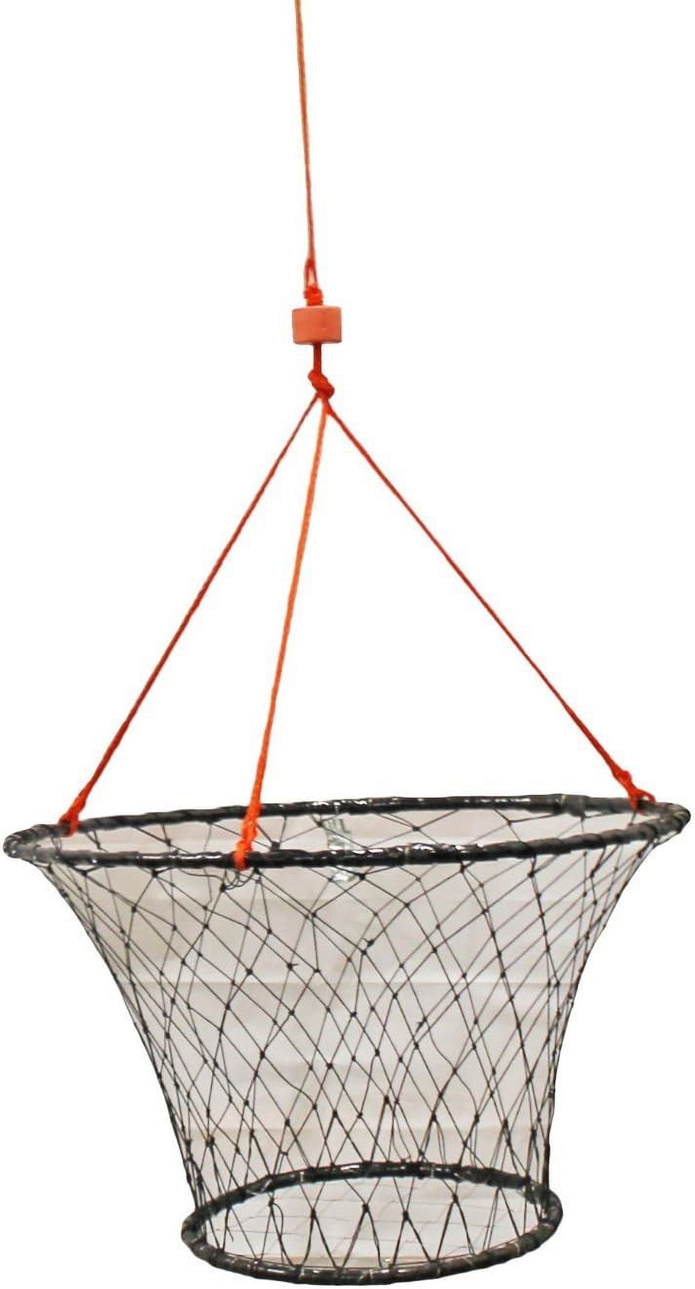 Of KUFA Rubber Wrapped Steel Ring Crab Trap (Size:?30) With 50' Rope Ct88x2