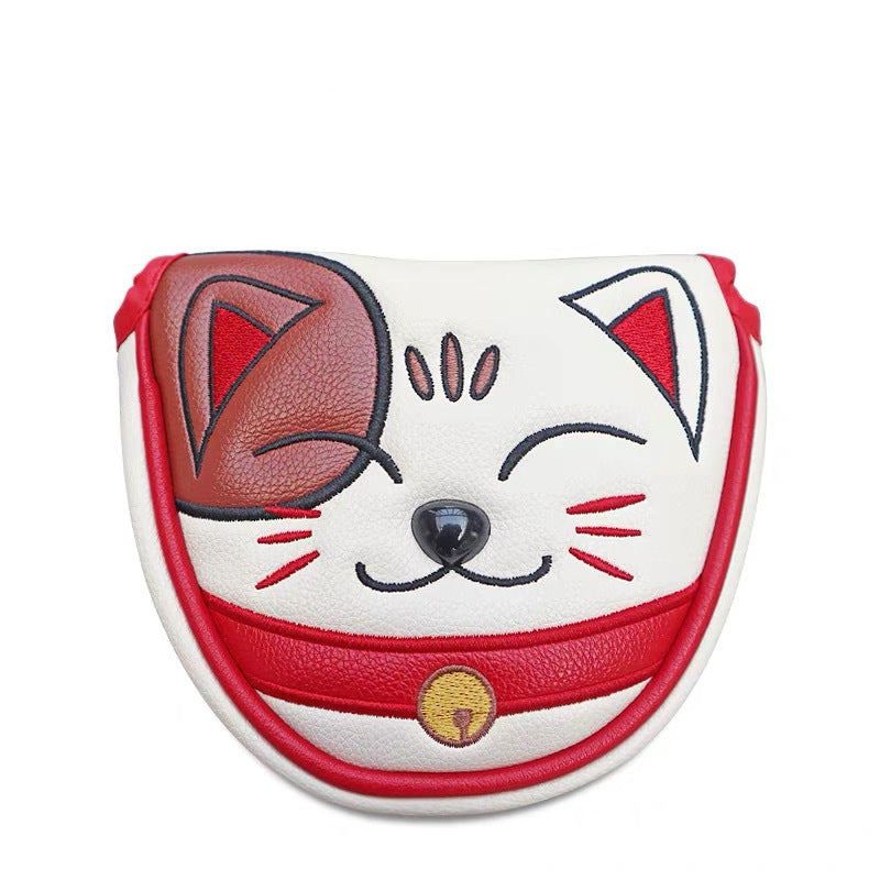Lucky Cat Golf Wood Club Head Cover - Blue Force Sports