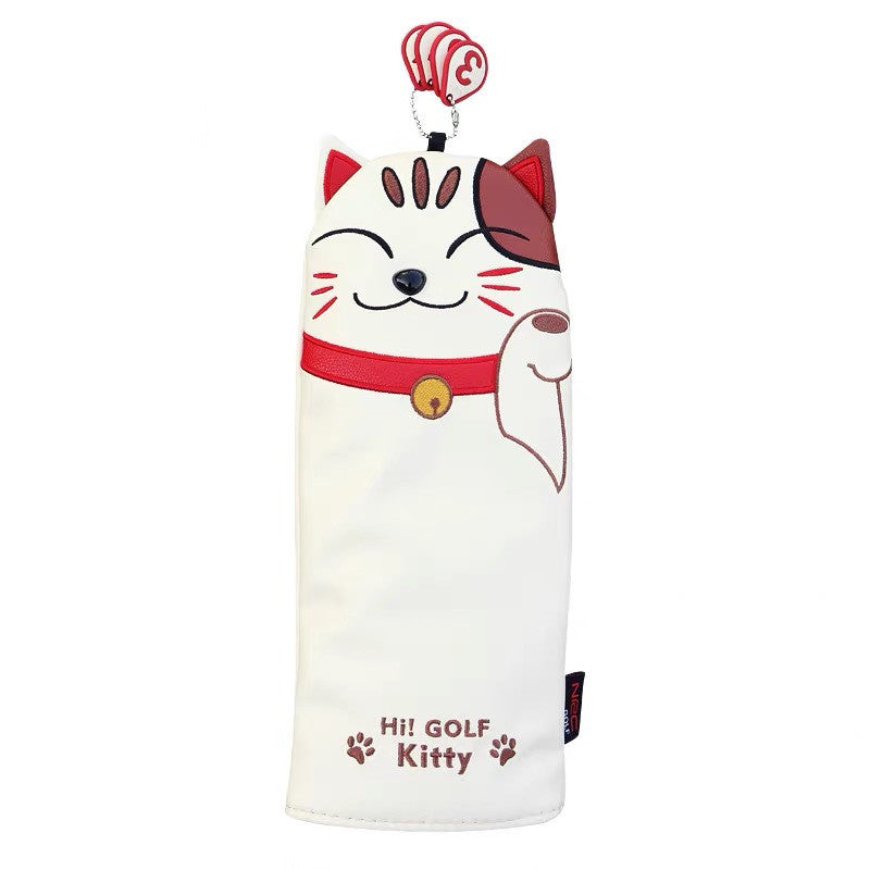 Lucky Cat Golf Wood Club Head Cover - Blue Force Sports