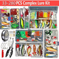 Fishing Lure Kit Soft and Hard Lure Baits Set Multi-Function Fishing Gear Layer with Box