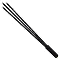Scuba Choice Spearfishing 12"" Stainless Steel Pole Spear Tip 3 Prong Head Paralyzer (Black), One Size